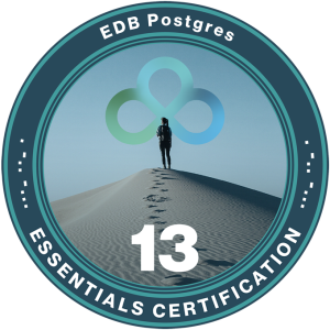 EDB Postgres Essentials v13 Certification