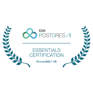 PostgreSQL® Essentials v16 Certification