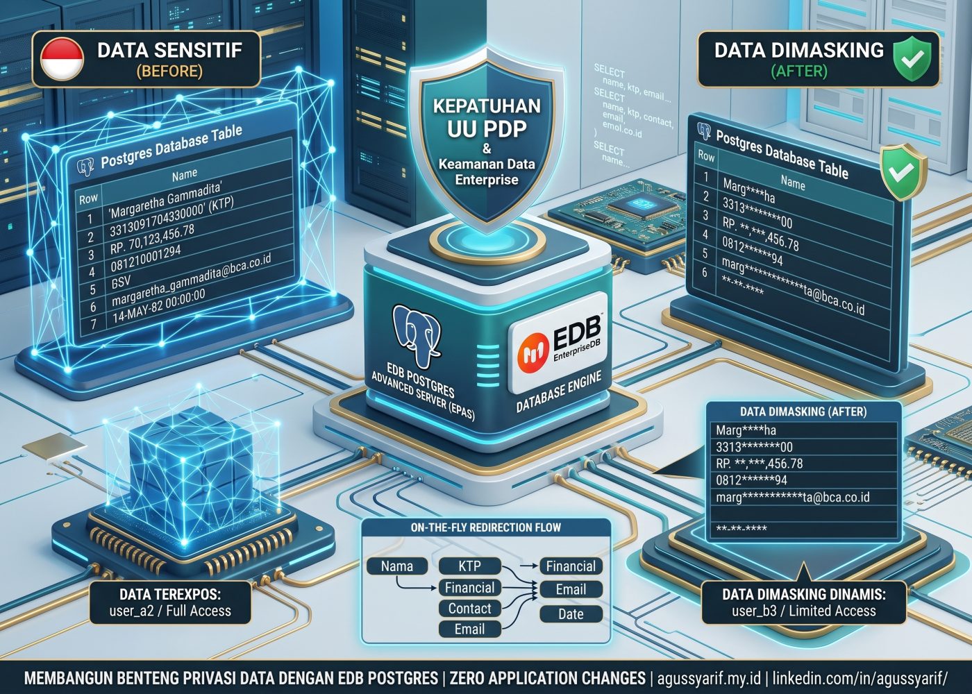 Data Redaction Enterprisedb portofolio
